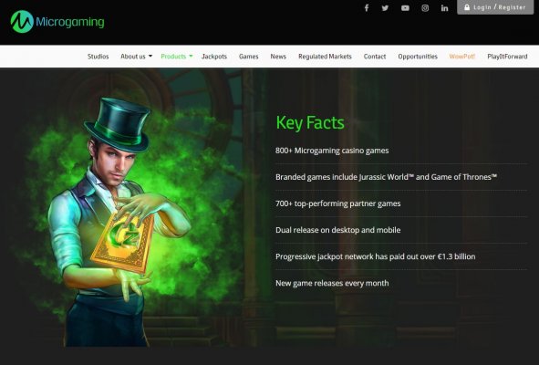 Microgaming pioneer in iGaming